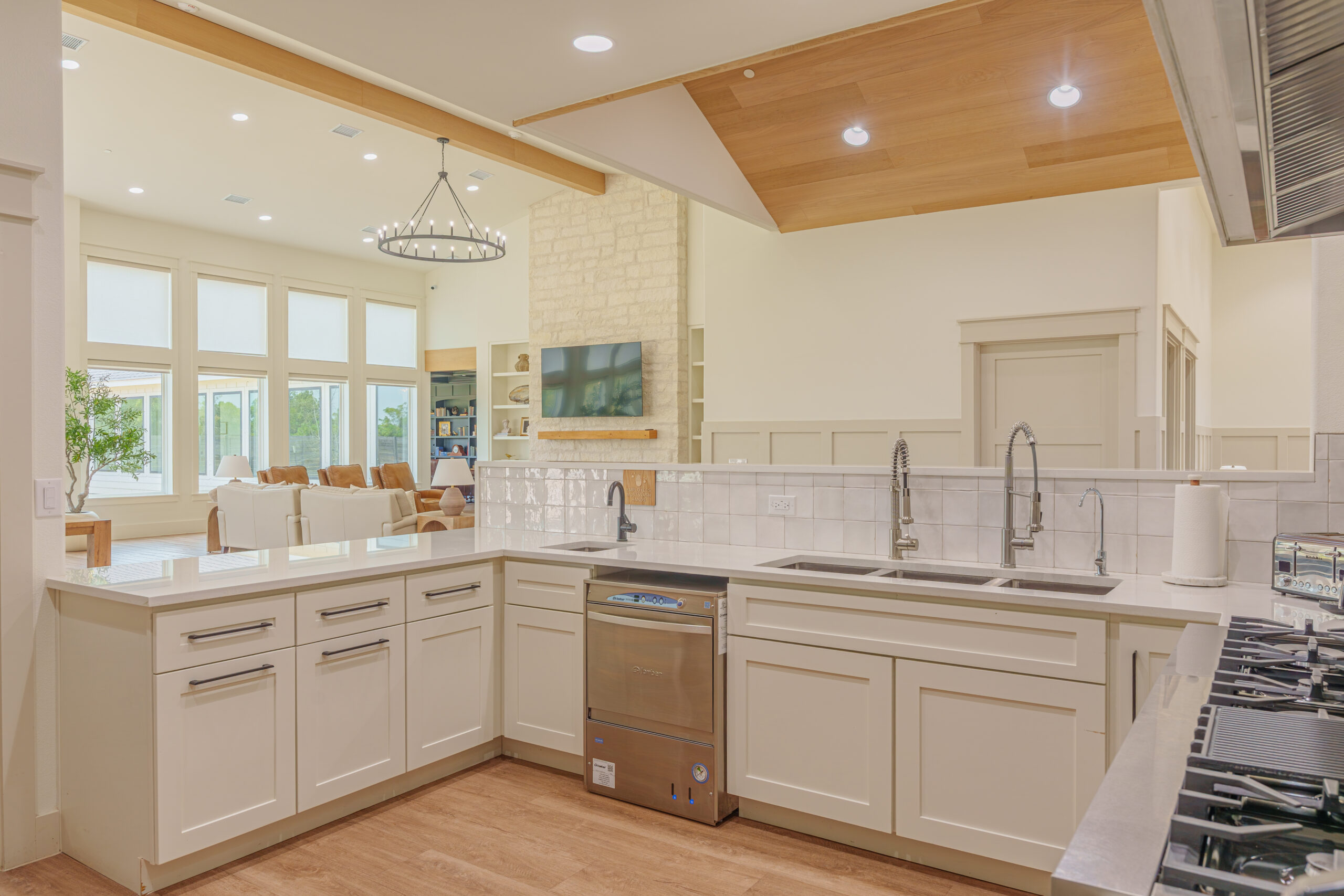 Open Kitchen facing living room